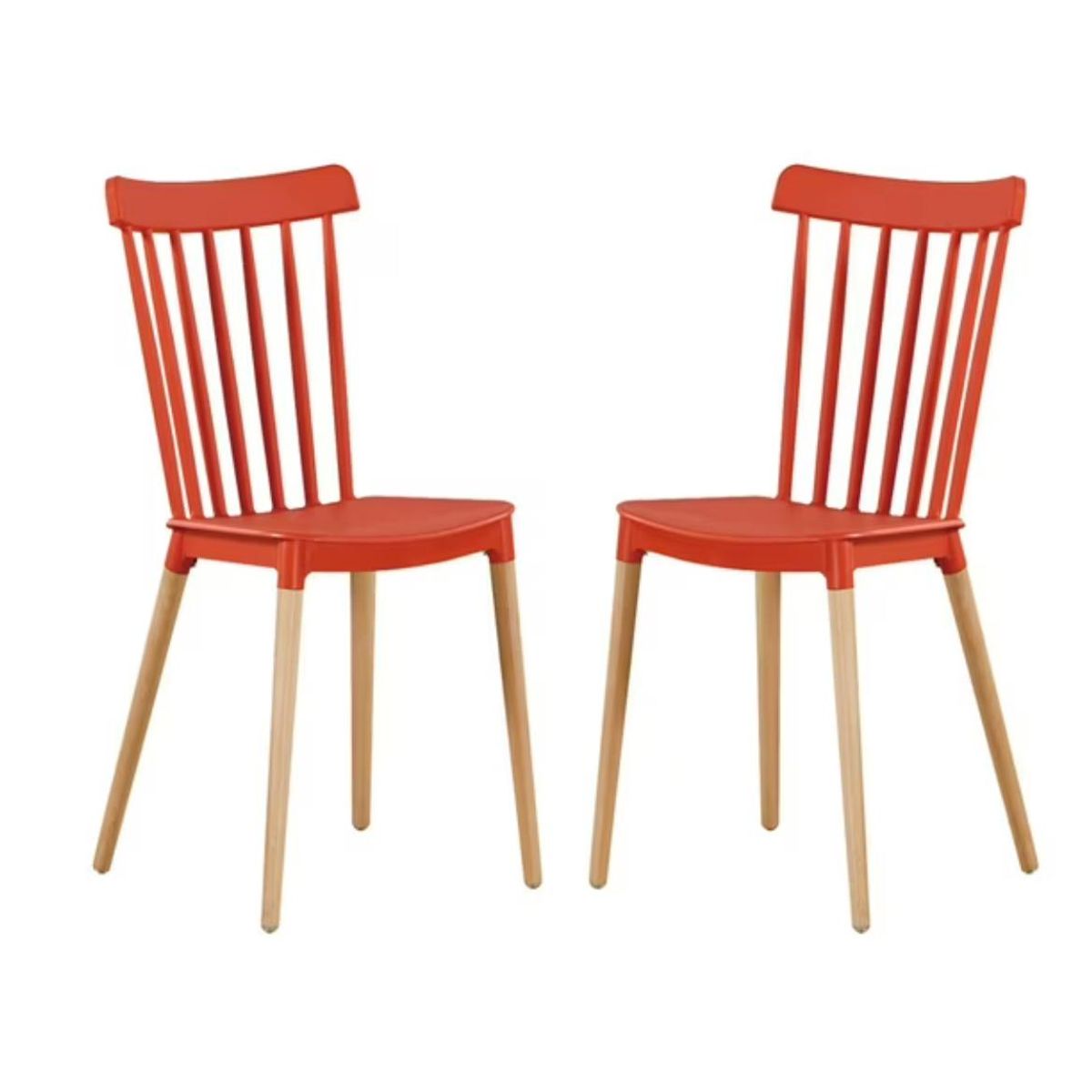 HABITA2 CHILE - Pack 2 Silla de comedor windsor de polipropileno