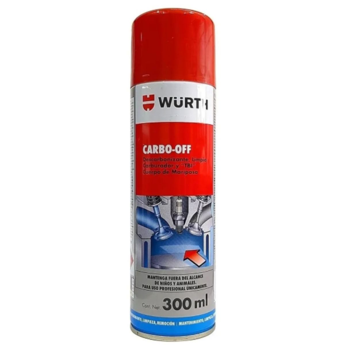 WURTH - Limpia Carburador Spray Würth Carbo Off 300 Ml.