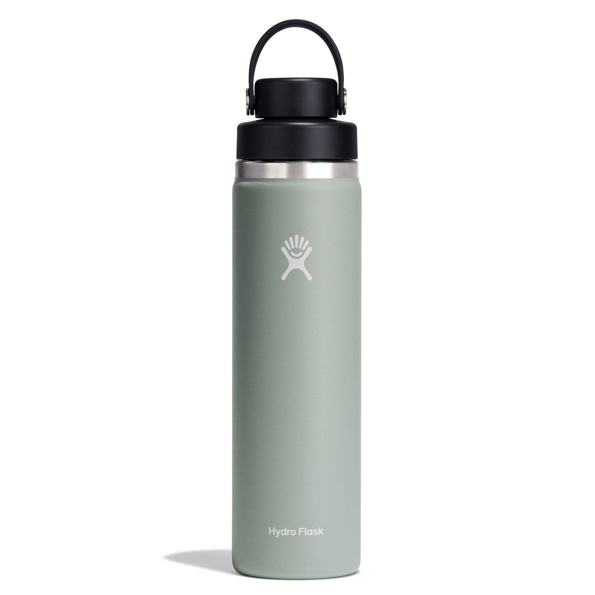 HYDRO FLASK - Botella Unisex Boca Ancha Tapa Chug 710Ml Gris Hydroflask
