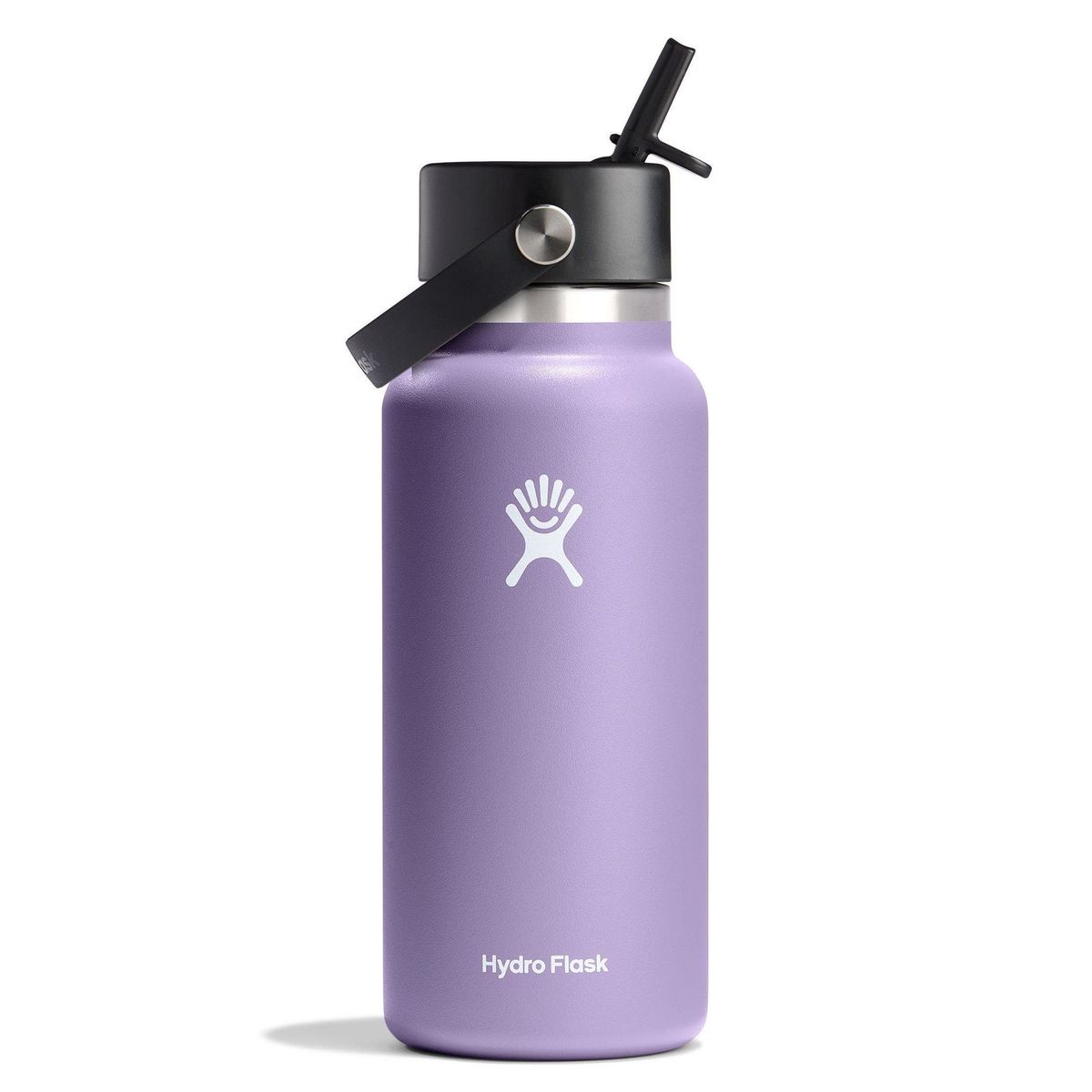 HYDRO FLASK - Botella Boca Ancha Y Bombilla 943Ml Violeta Hydroflask