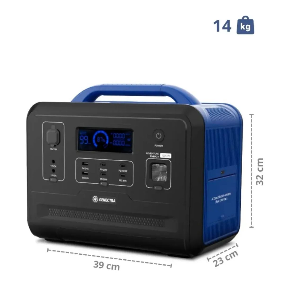 GENECTRA - Estación de Energía ADVENTURE ENERGY 1200