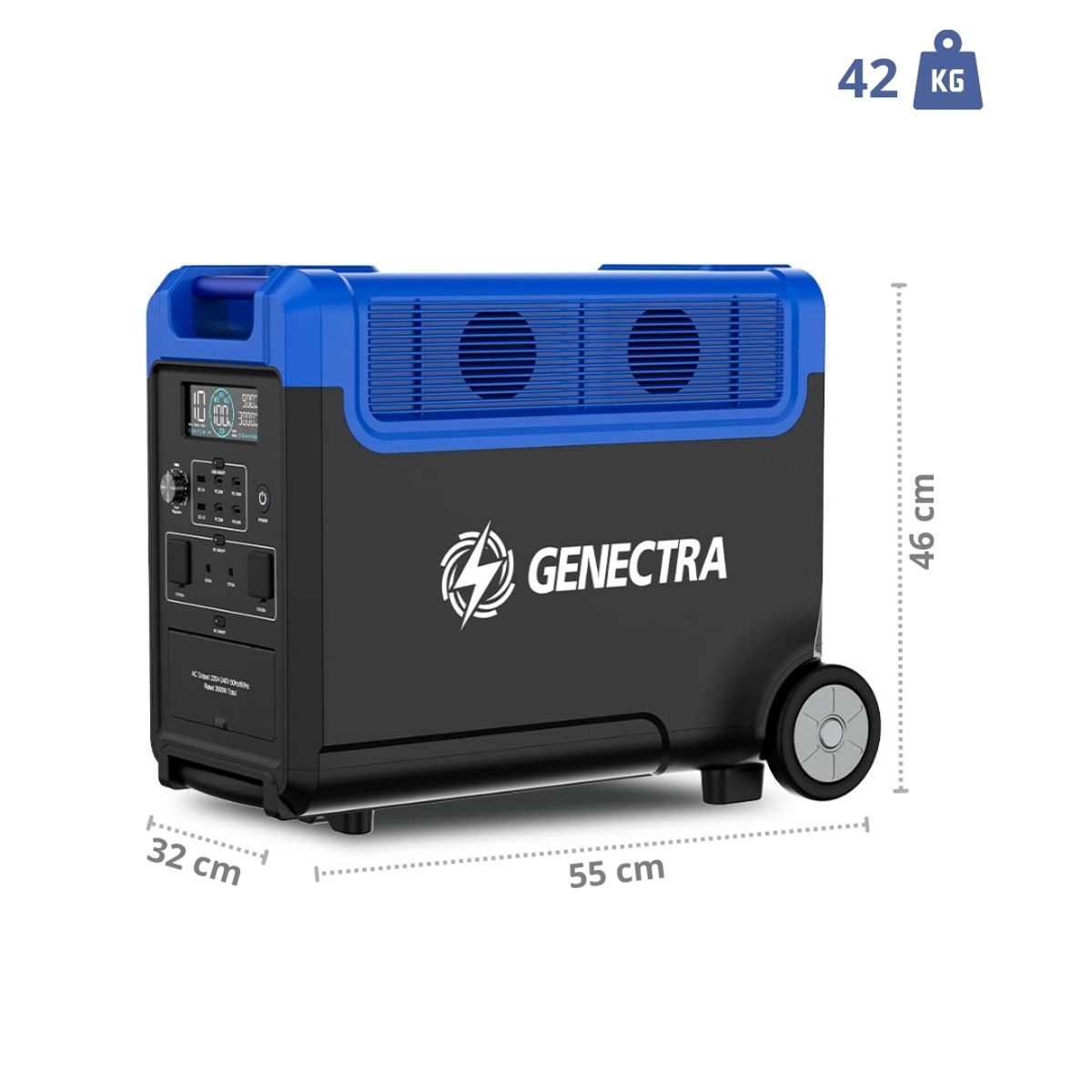 GENECTRA - Estación de Energía FREEDOM SOLAR 3600