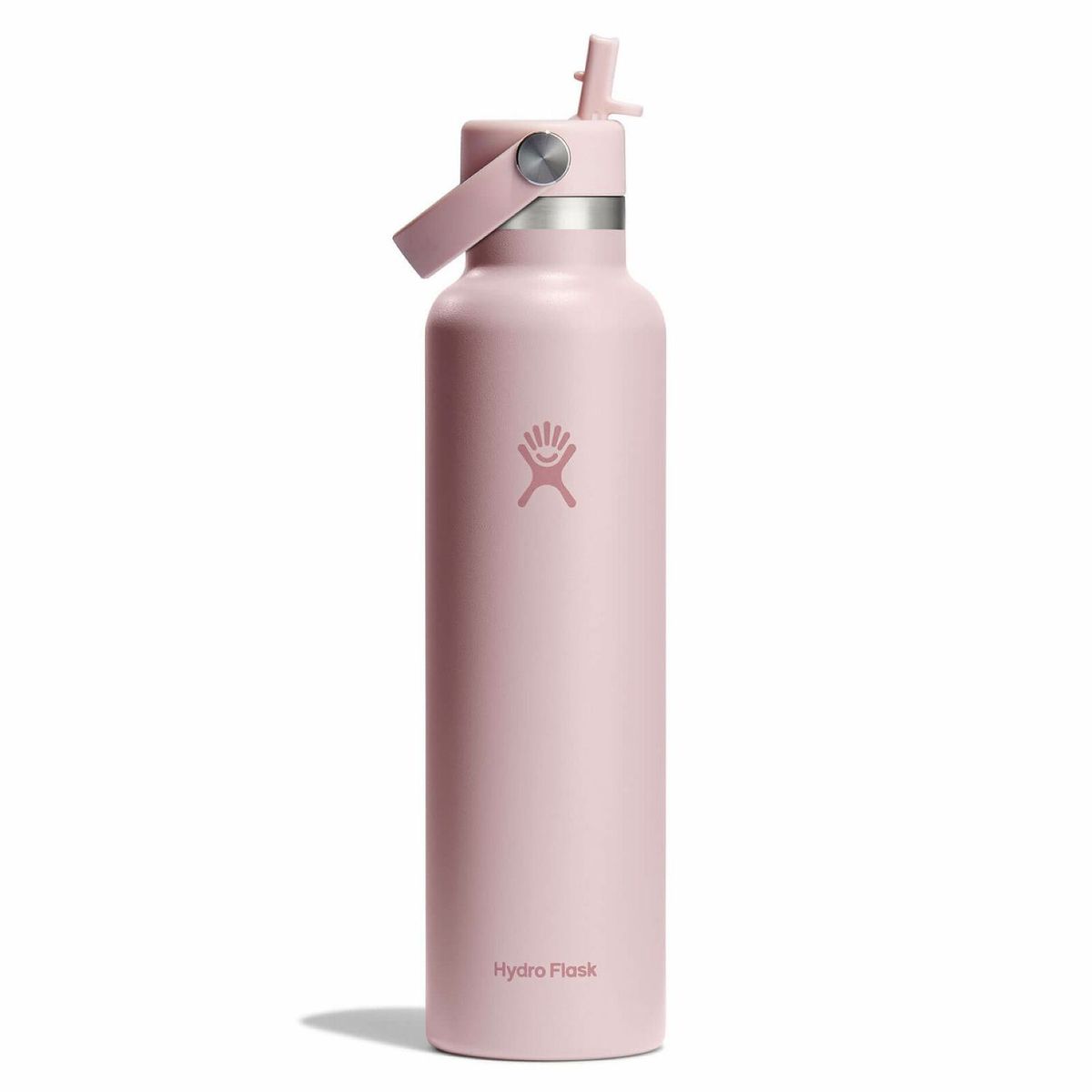 HYDRO FLASK - Botella Boca Estándar Y Bombilla 621Ml Rosado Hydroflask