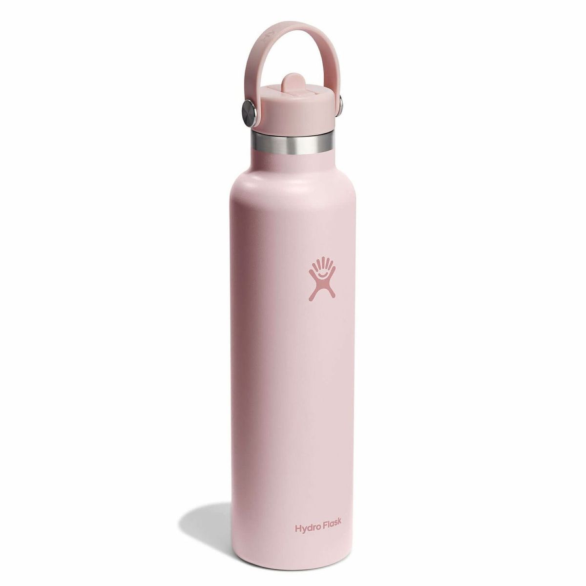 HYDRO FLASK - Botella Boca Estándar Y Bombilla 621Ml Rosado Hydroflask