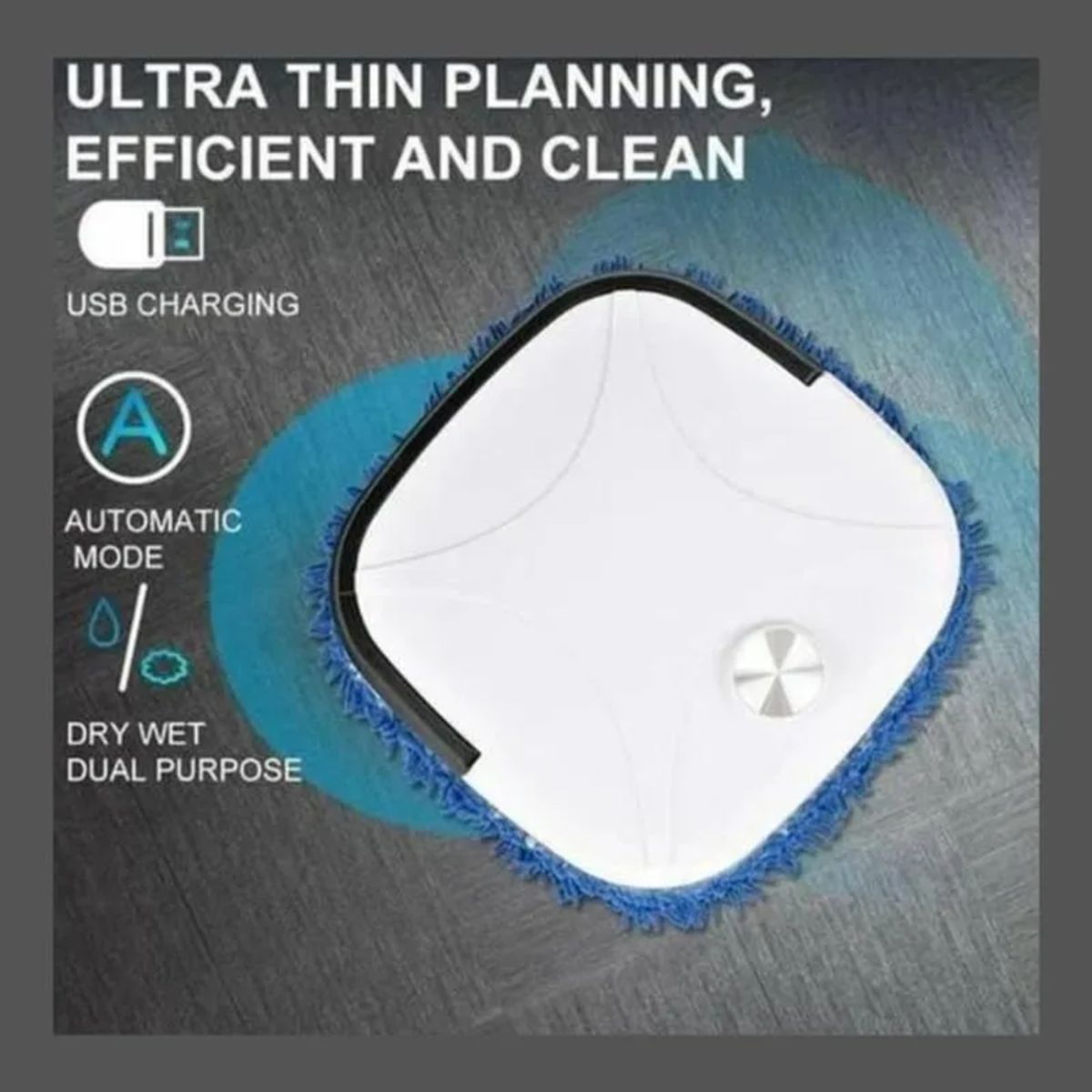 GENERICO - Fregona Robot Trapeador Inteligente Automático