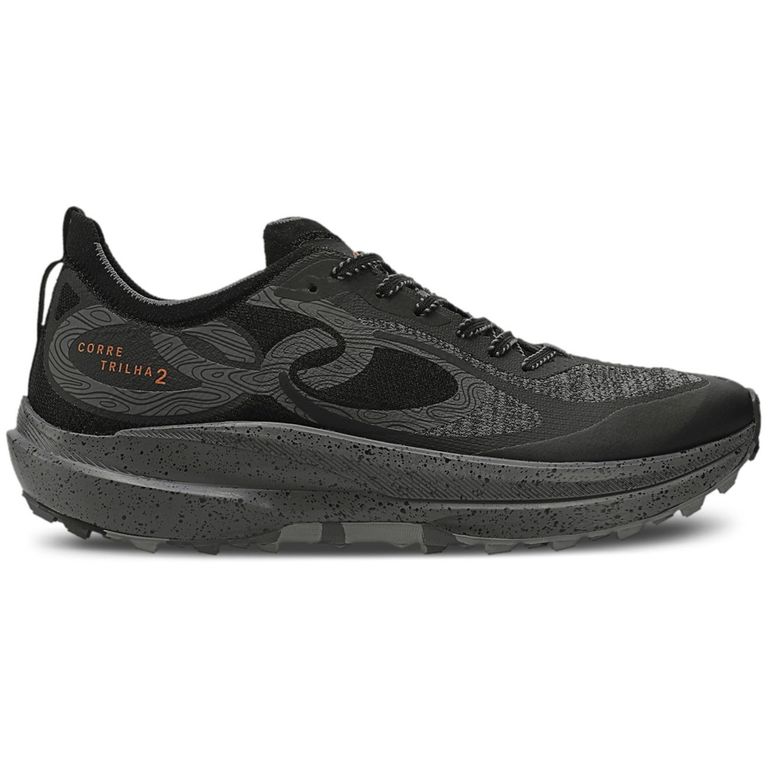 Zapatilla Trail Running Hombre Corre Trilha 2 Negro