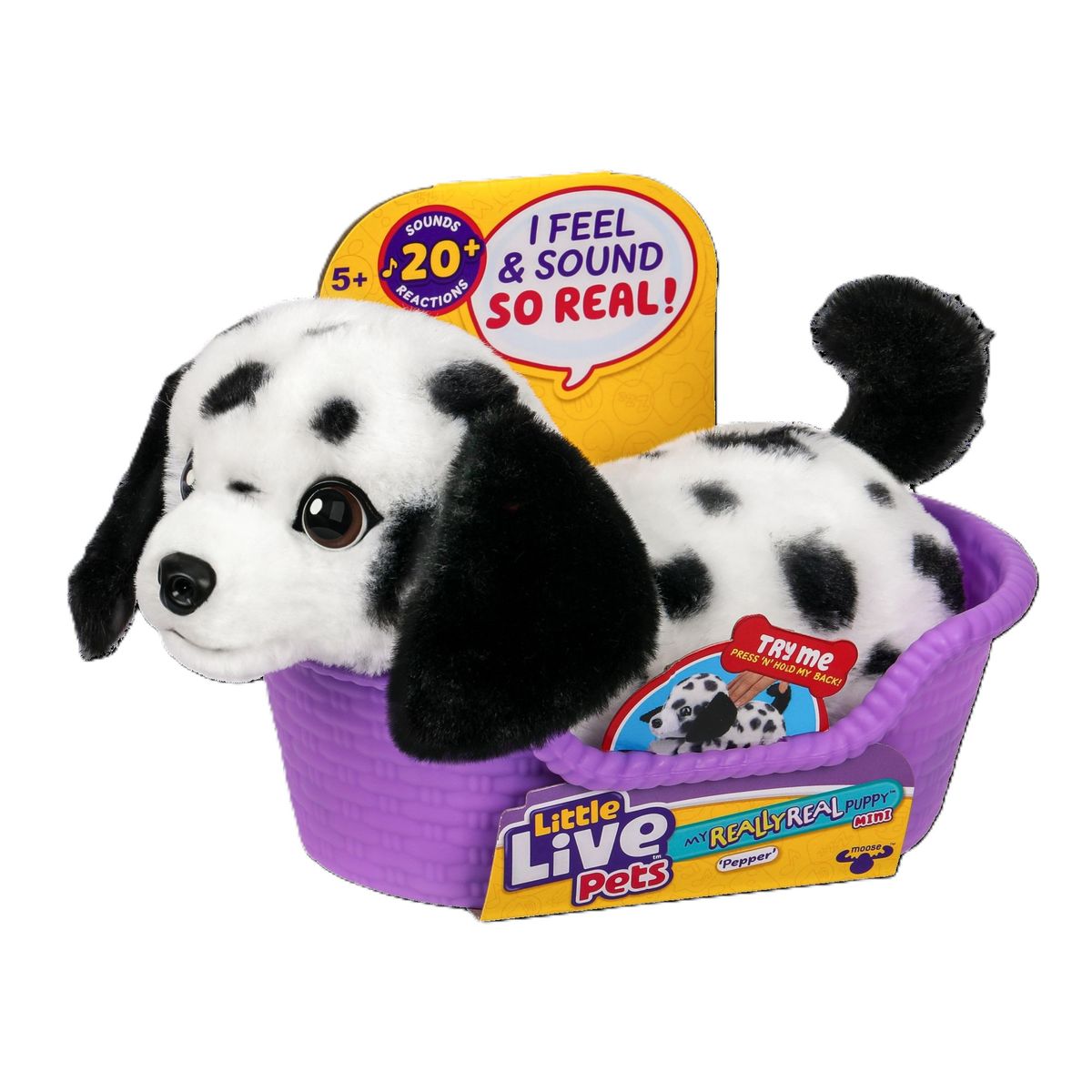 LITTLE LIVE PETS - Little Live Pets Cachorro Mini Dalmata Pepper