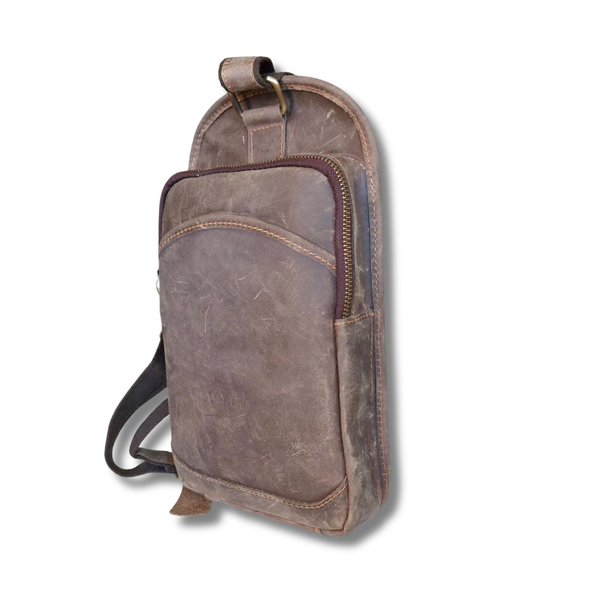 COLETTE - Bolso Cuero Bandolera Rustico Retro