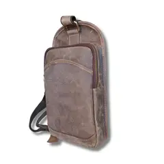 COLETTE - Bolso Cuero Bandolera Rustico Retro