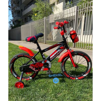 Imagen 2 del producto Bicicleta Infantil con Ruedas de Seguridad Aro 16 Rojo