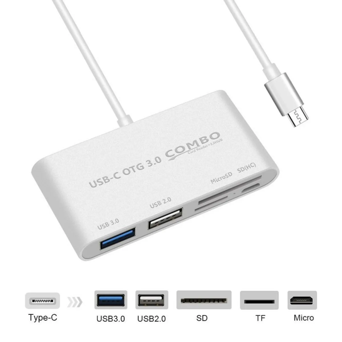 DM - Adaptador USB-C 5 en 1 OTG