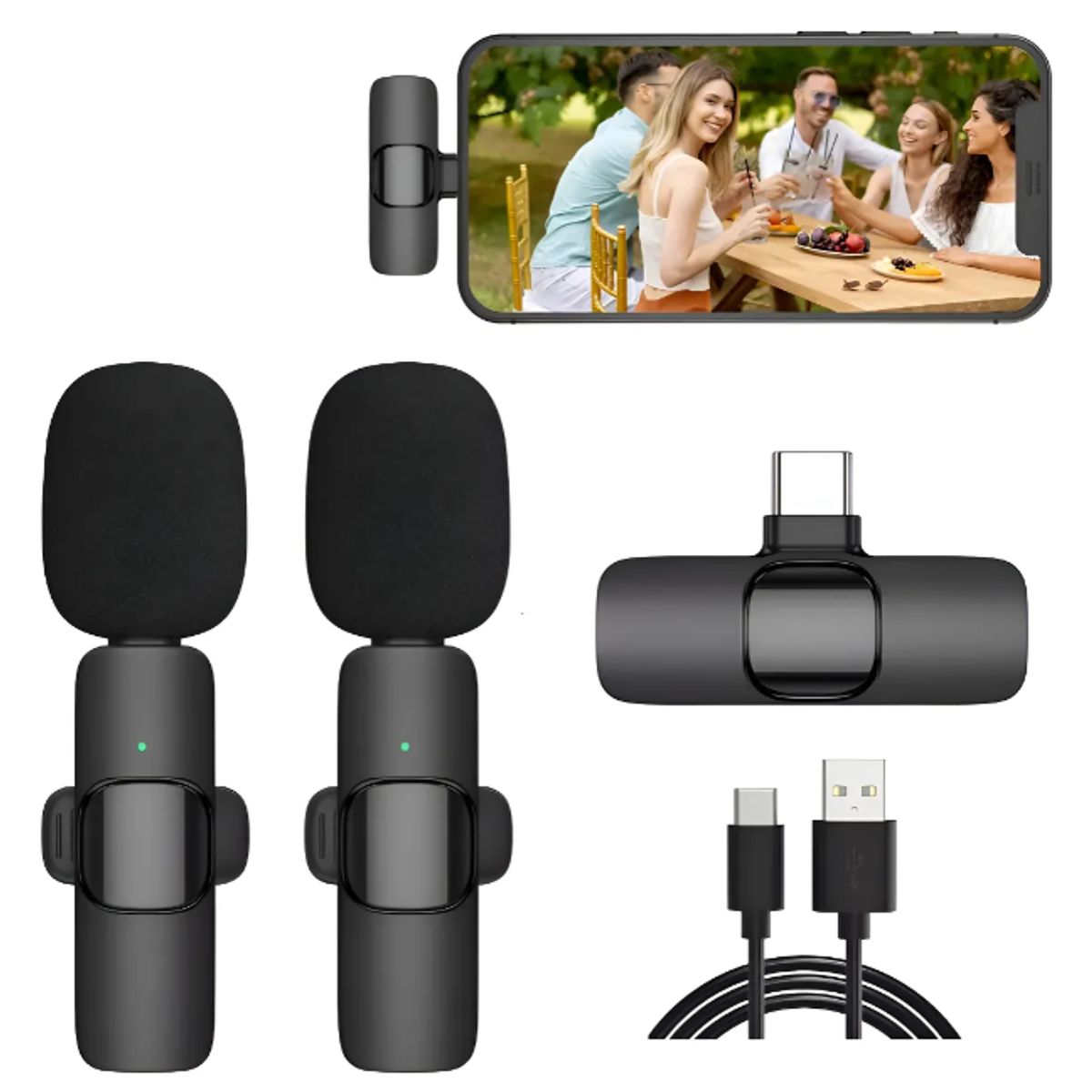 GENERICO - Microfonos Inalambrico Conexion Tipo Usb-c