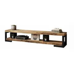 GENERICO - Rack Pacifico - Industrial Y Rustico / Roble 140 Cm Marrón