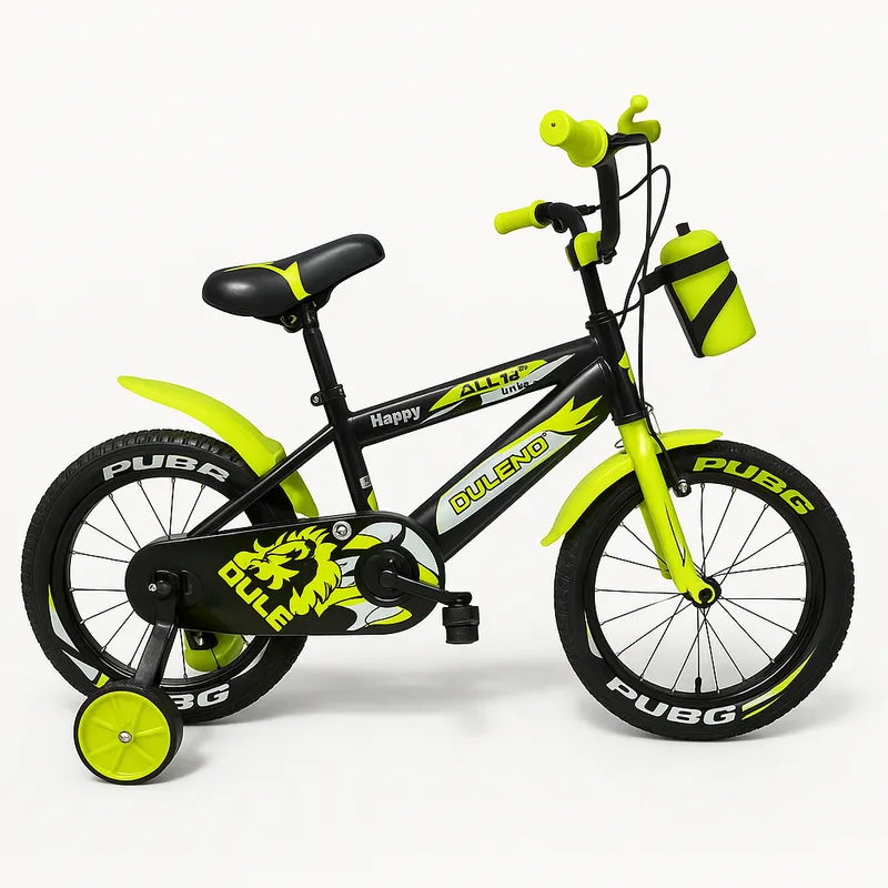 GENERICO - Bicicleta Infantil con Ruedas de Seguridad Aro 16 Amarillo