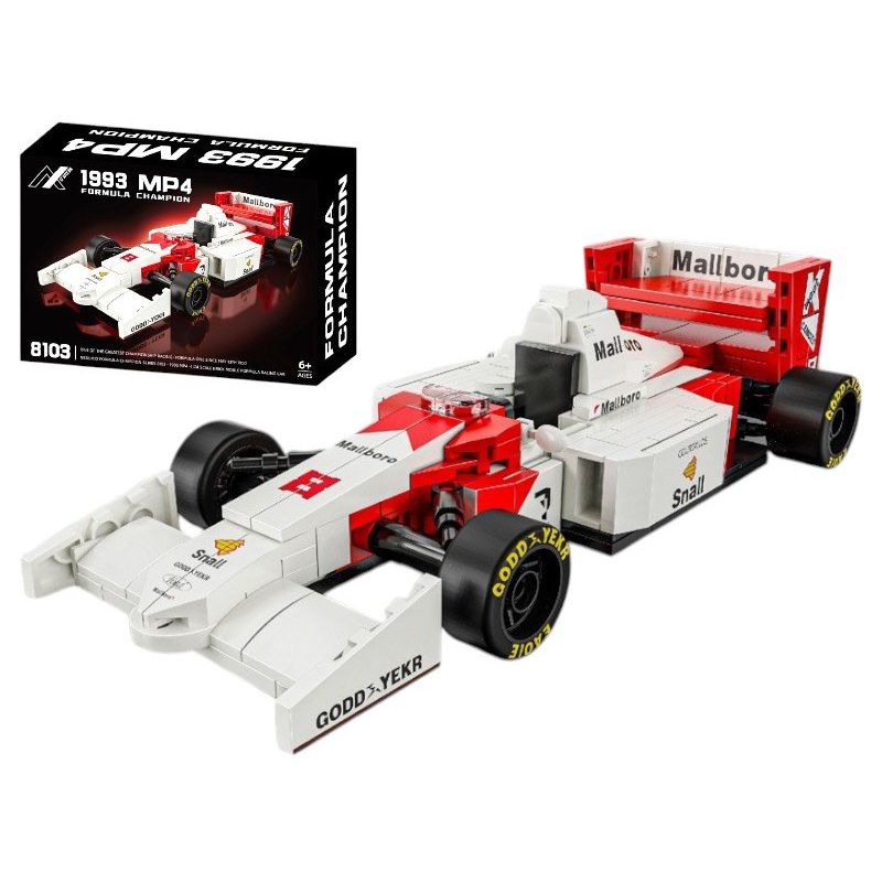 GENERICO - Auto armable de formula 1 mp4 1993 f1 265 piezas