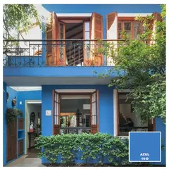 BAUM - TINETA PINTURA ESMALTE AL AGUA - 10-D AZUL