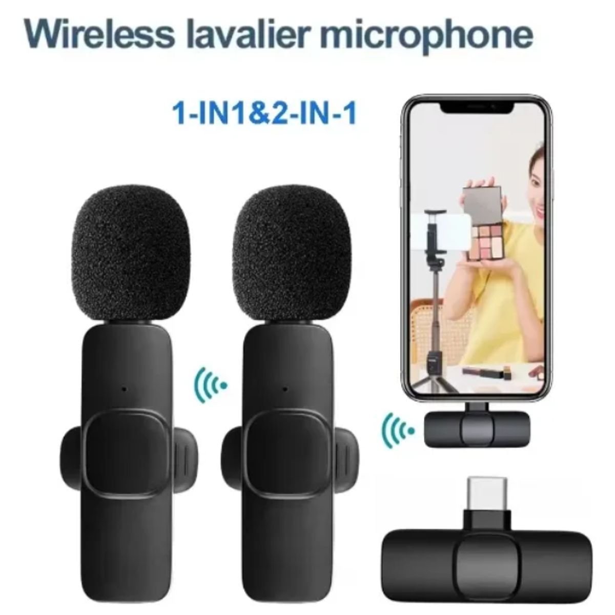 GENERICO - Microfonos Inalambrico Conexion Tipo Usb-c