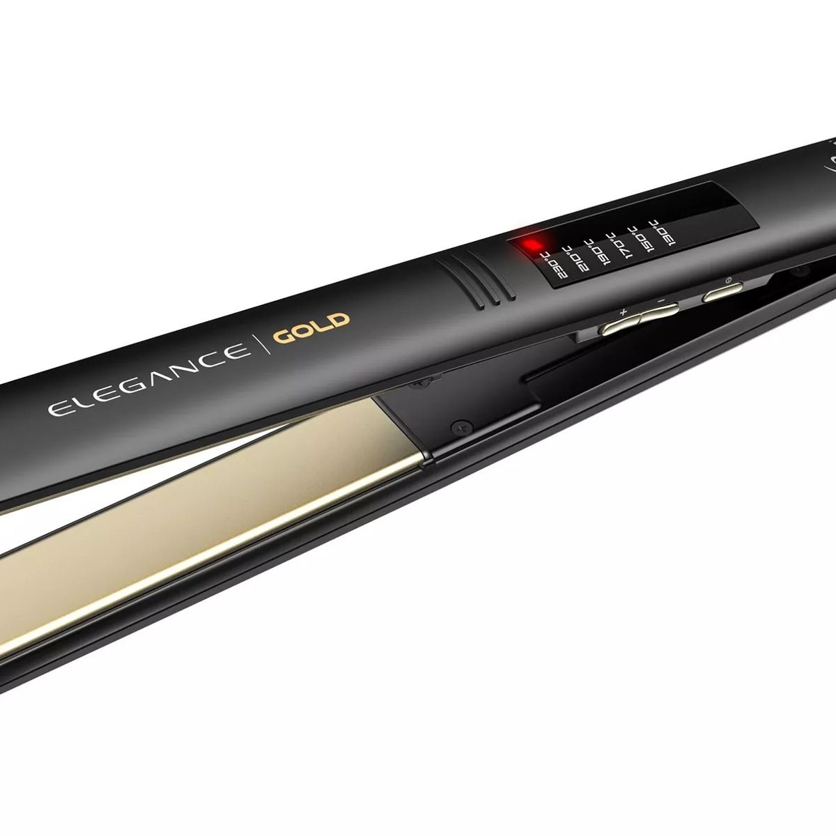 GAMA - Plancha De Cabello Gama Elegance Led Ion Gold Negro