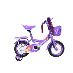 GENERICO - Bicicleta Infantil con Ruedas de Seguridad Aro 12 Morado