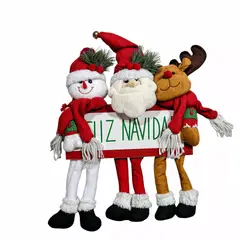 GENERICO - ADORNOS DE NAVIDAD PARA PUERTAS 3 EN 1