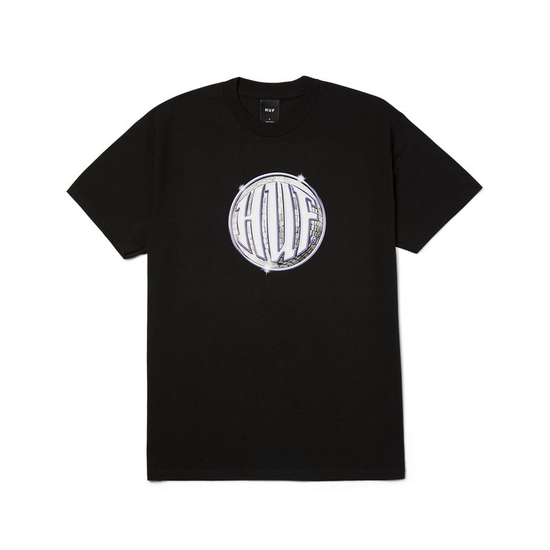 HUF - POLERA D ZONE S/S TEE BLACK - XXL