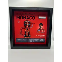 GENERICO - Cuadro Decorativo Formula 1 GP Monaco 2024 Charles Leclerc Ferrari f1