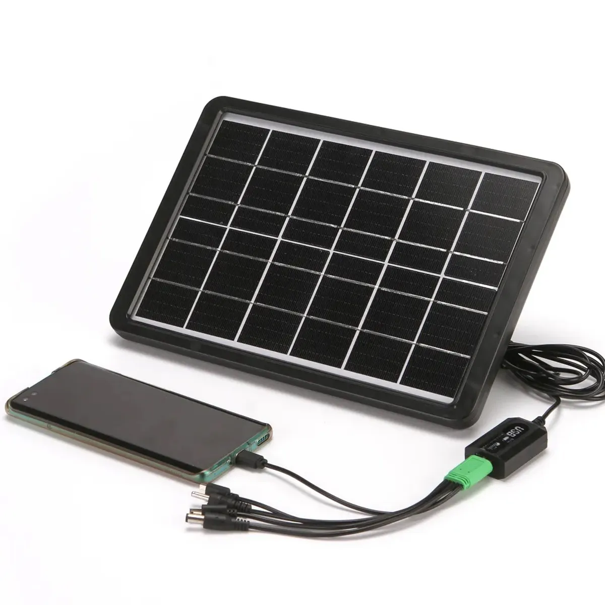 GENERICO - Panel solar portátil cargador múltiple 8W para Smartphones y Otros