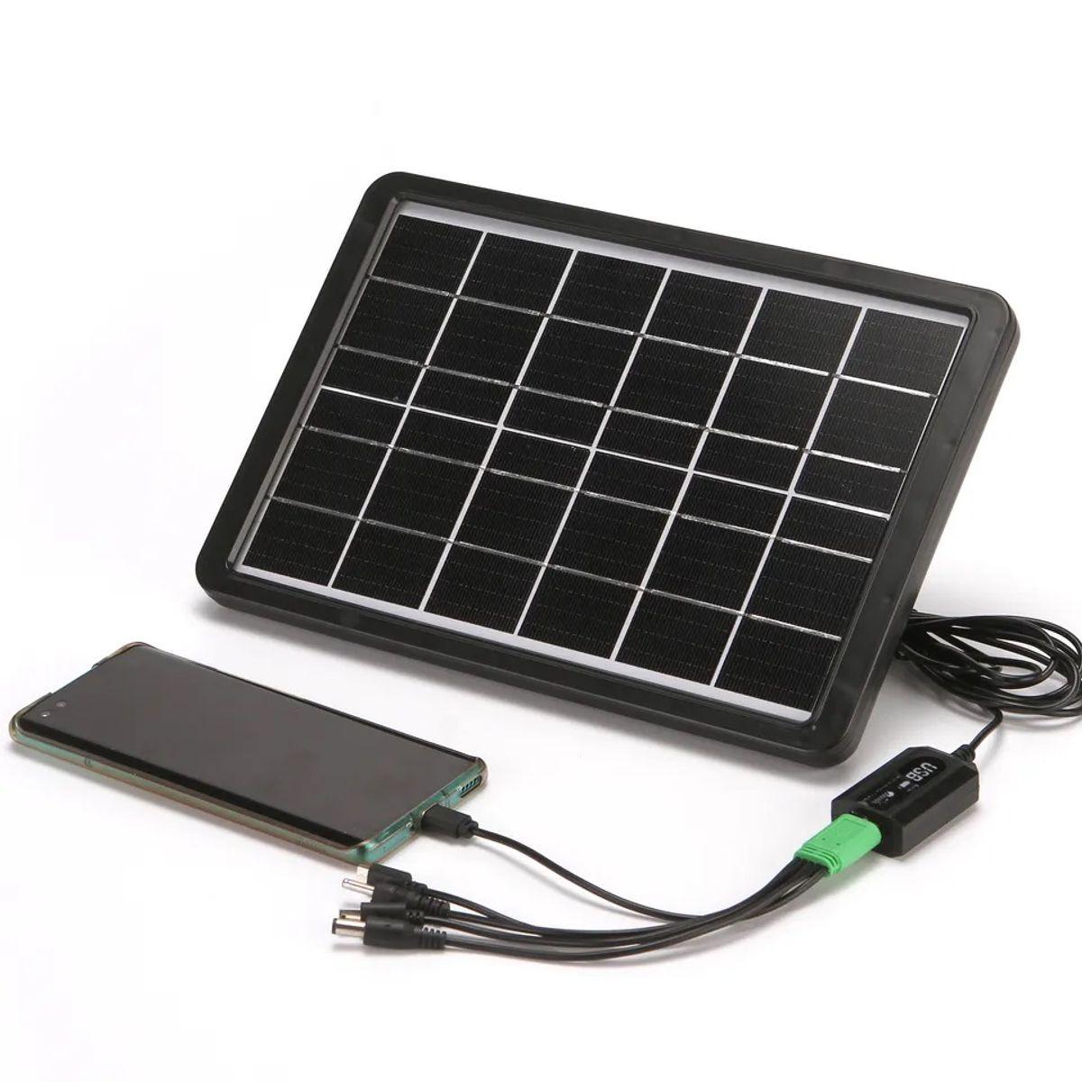 GENERICO - Panel solar portátil cargador múltiple 8W para Smartphones y Otros