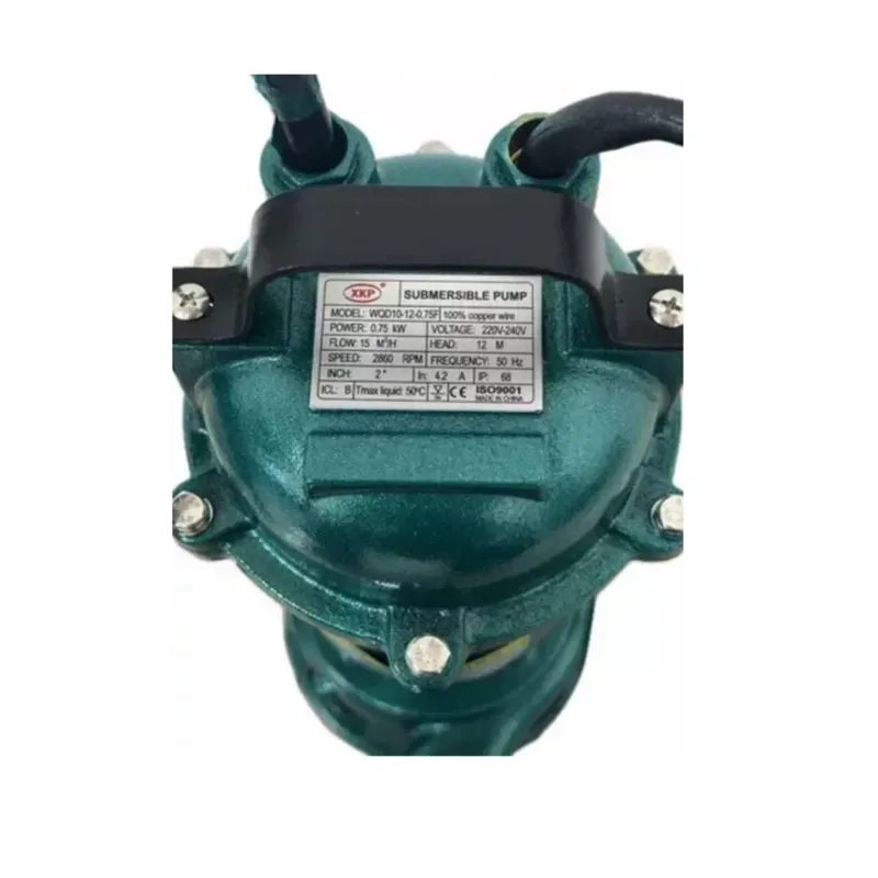GENERICO - Bomba Agua Sumergible Agua Servidas Triturador 1hp 2plgd Azul Petróleo