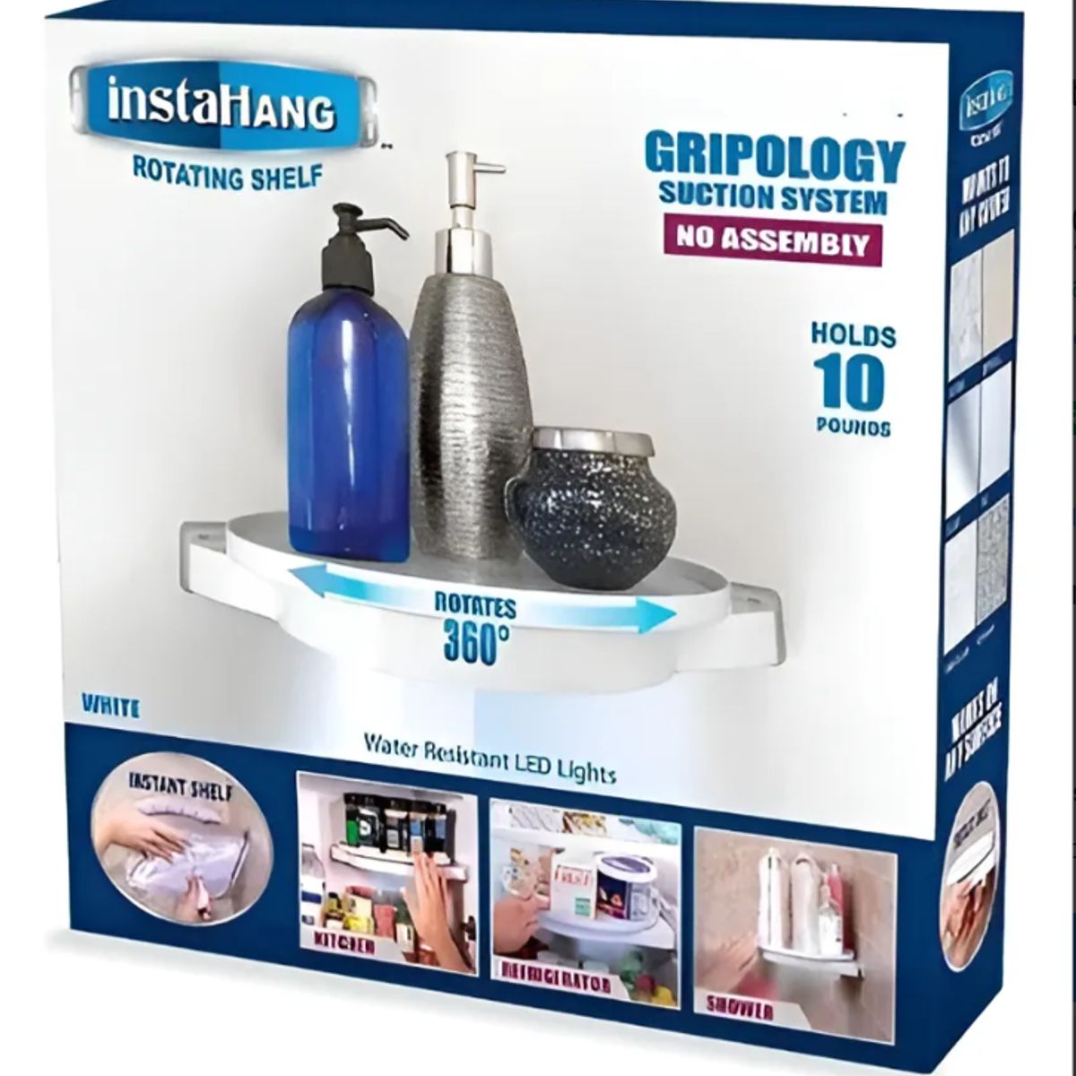 GENERICO - Estante Giratorio 360 Esquina Organizador De Baño y/o cocina