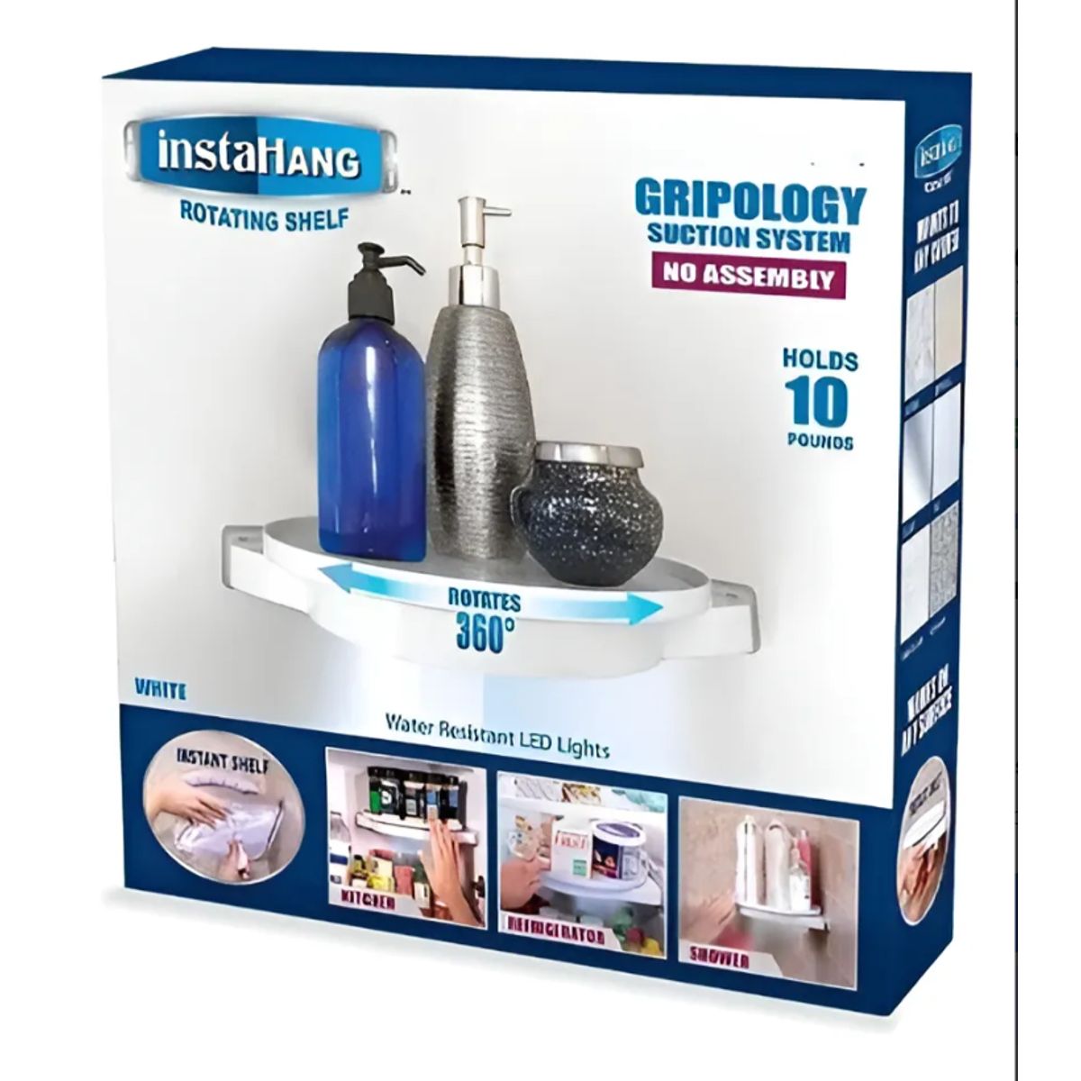 GENERICO - Estante Giratorio 360 Esquina Organizador De Baño y/o cocina