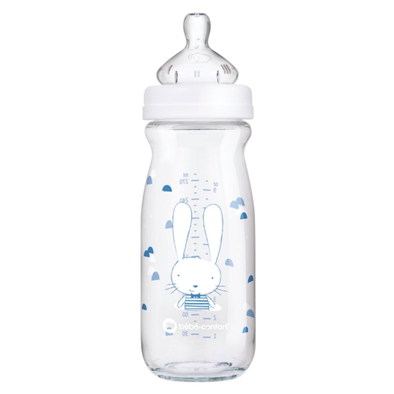 BEBE CONFORT - Bebe Confort Mamadera Vidrio Sweet Bunny 270 Ml