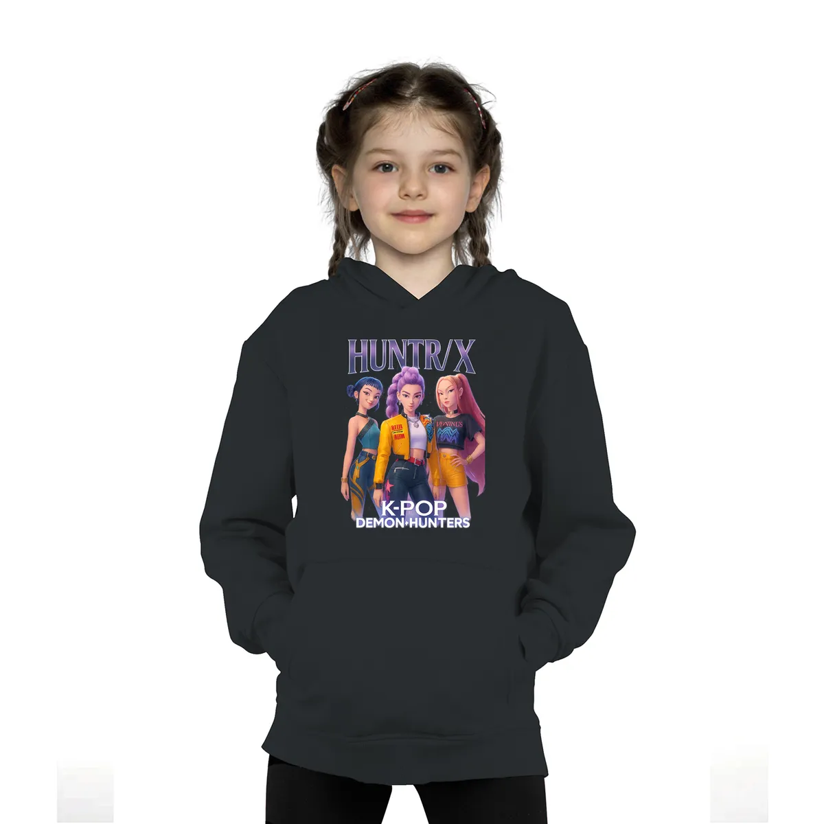 ROLY - Poleron Kpop Las Guerreras K-pop Huntrix Demon Hunters Con Capucha