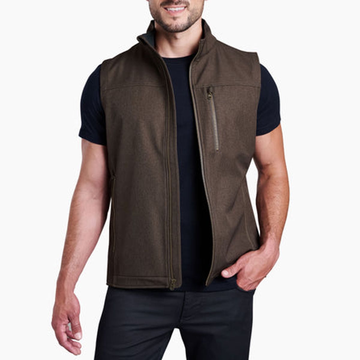 KUHL - Chaqueta sin Mangas Hombre KÜHL Impakt™ Vest Softshell y Forro Polar