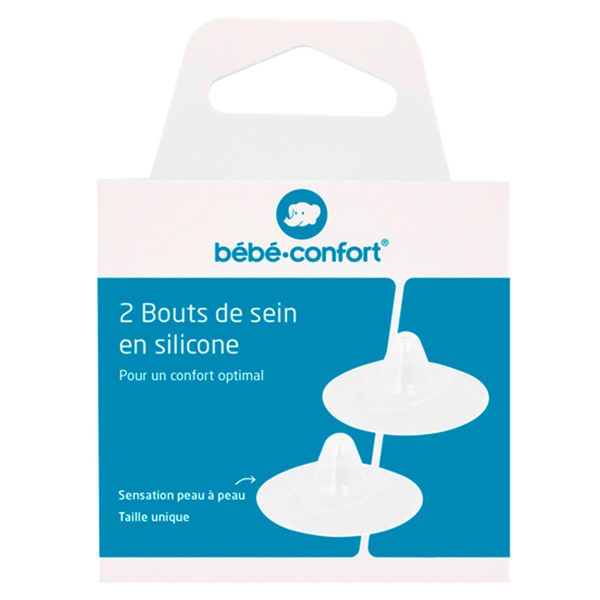 BEBE CONFORT - Pezoneras Silicona Transparente Bebe Confort