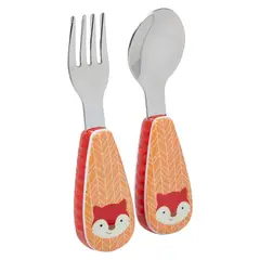 SKIP HOP - Set Cuchara Y Tenedor Zoo Fox