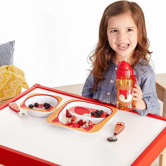 SKIP HOP - Set Cuchara Y Tenedor Zoo Fox Skip Hop