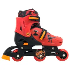 JURASSIC WORLD - Patines 2 En 1, 3 Ruedas Ajustable T30 A 33