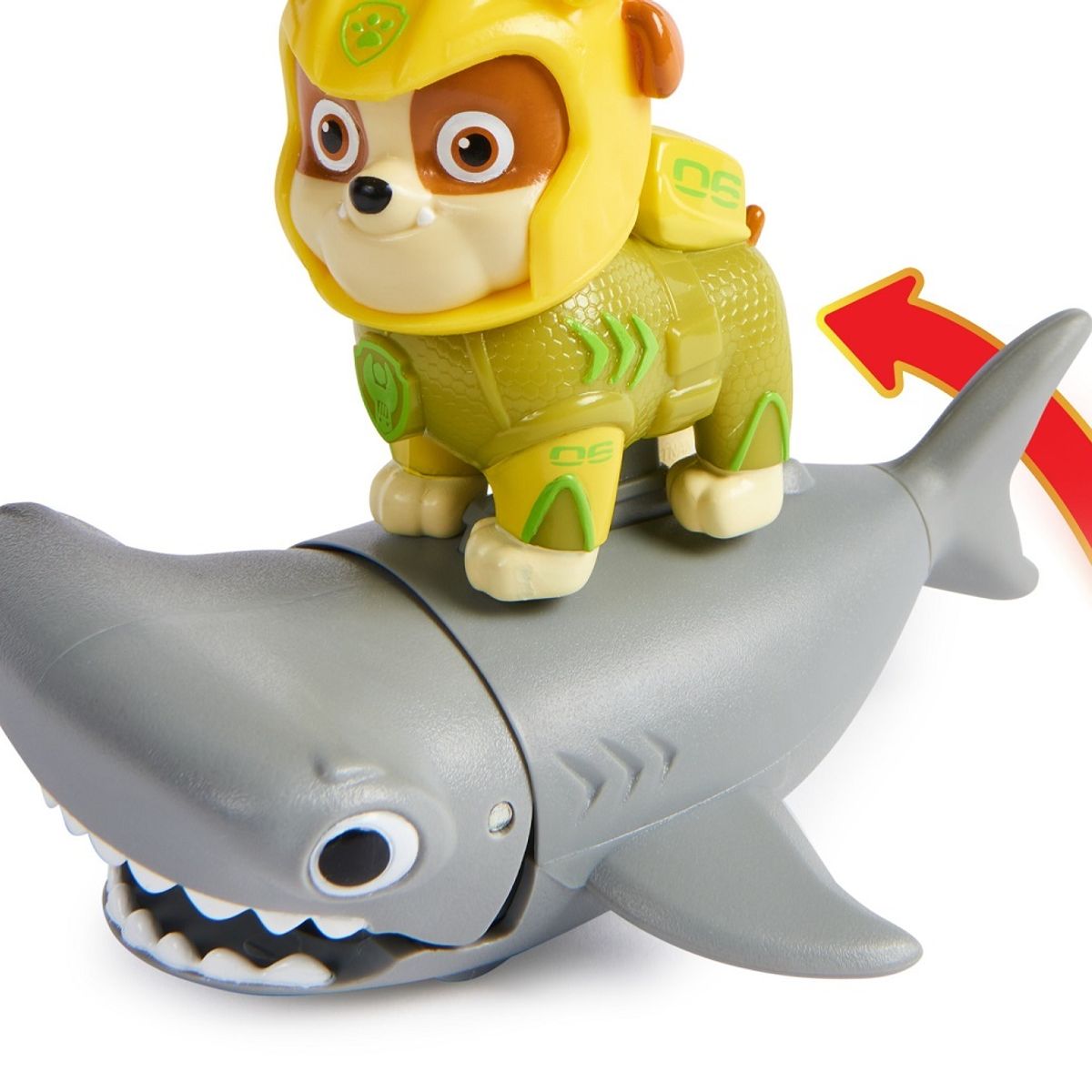 PAW PATROL - Paw Patrol Rubble Figura Tiburón Martillo Juguete Original