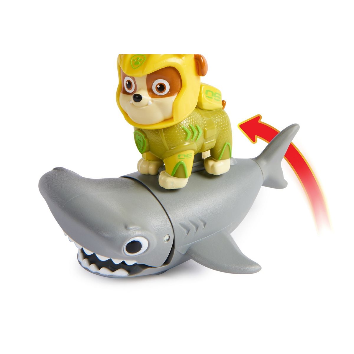 PAW PATROL - Paw Patrol Rubble Figura Tiburón Martillo Juguete Original