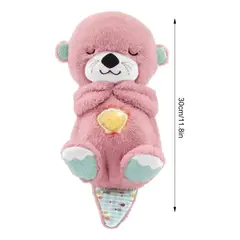 MOVI - PELUCHE NUTRIA MUSICAL CON LUZ LED PARA NIÑA CON RESPIRACION