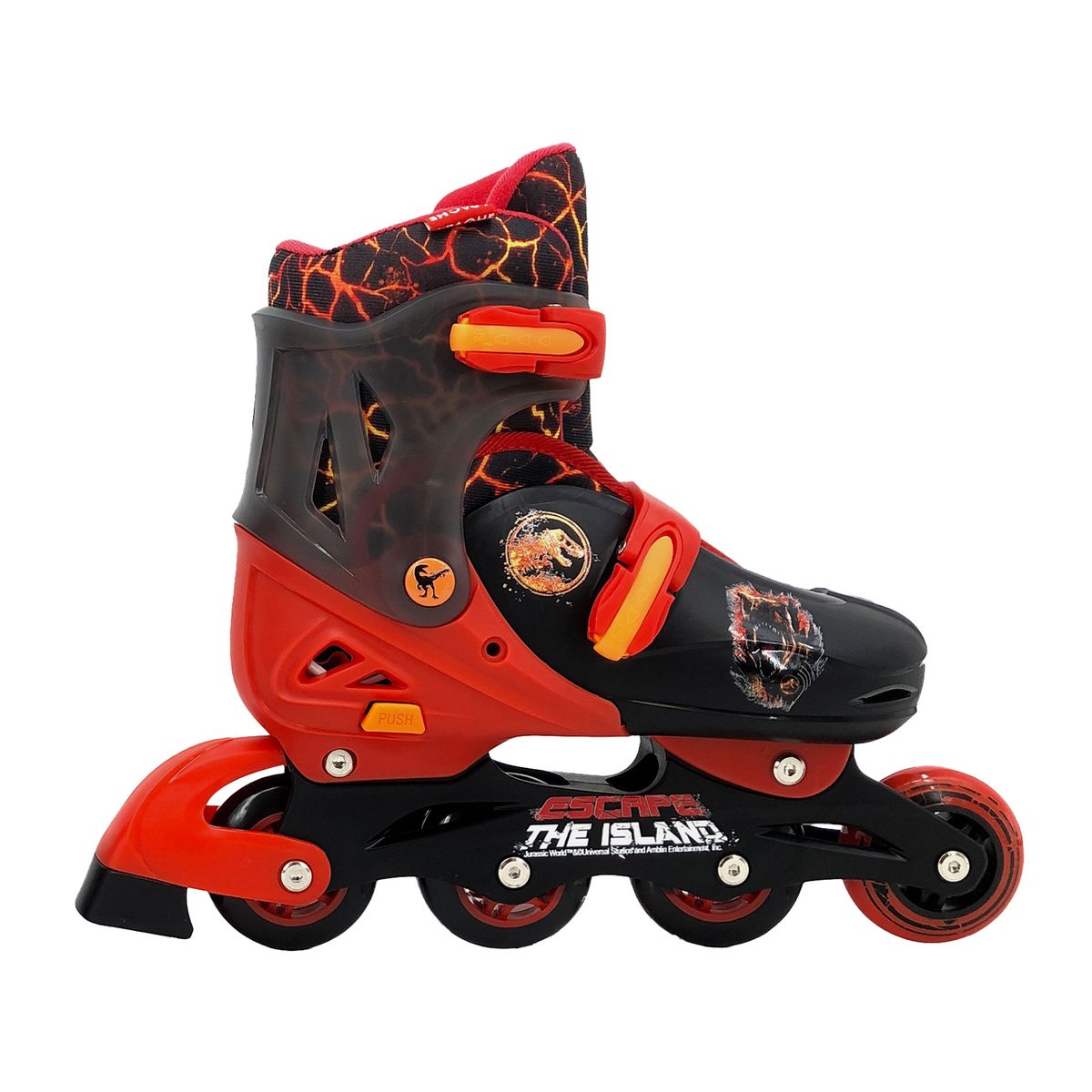 JURASSIC WORLD - Patines niño En Linea Jurassic World Ajustables T 34-37