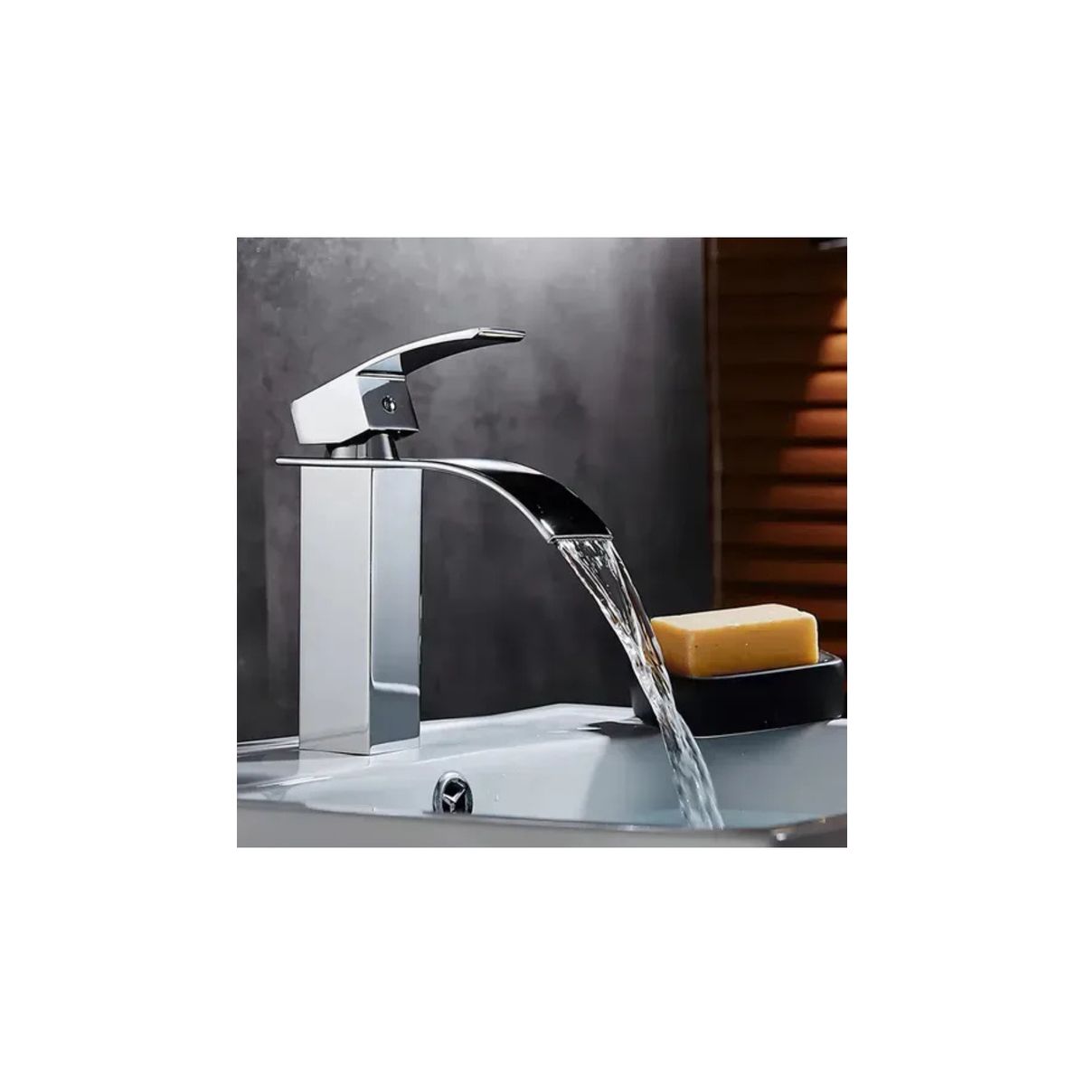 GENERICO - Llave Monomando Lavamanos Fregadero Grifería Cascada Platead