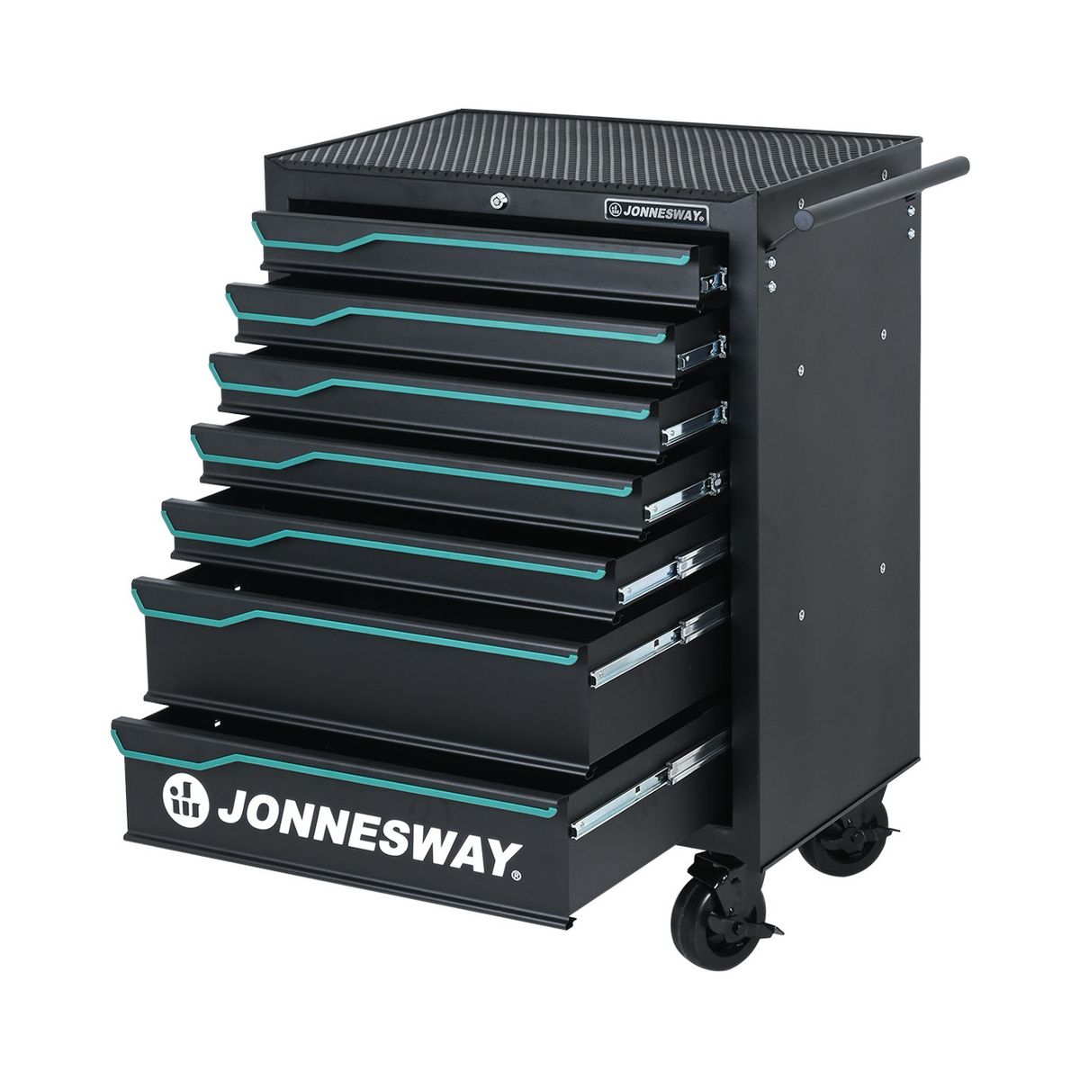 JONNESWAY - Carro porta herramientas 7 cajones c-7dm5b (negro)