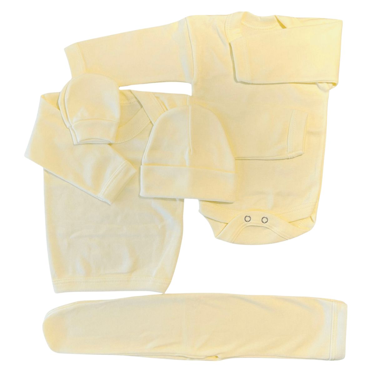 BABY - Triple Ajuar 0 a 3 Meses - 15 Piezas - 3 colores - Algodón para Bebé