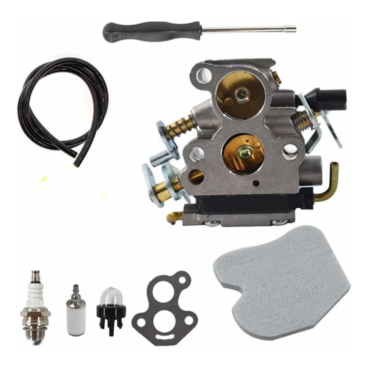 GENERICO - Carburador Para Husqvarna 135 140 435 440 435e 440e + Kit Mantencion