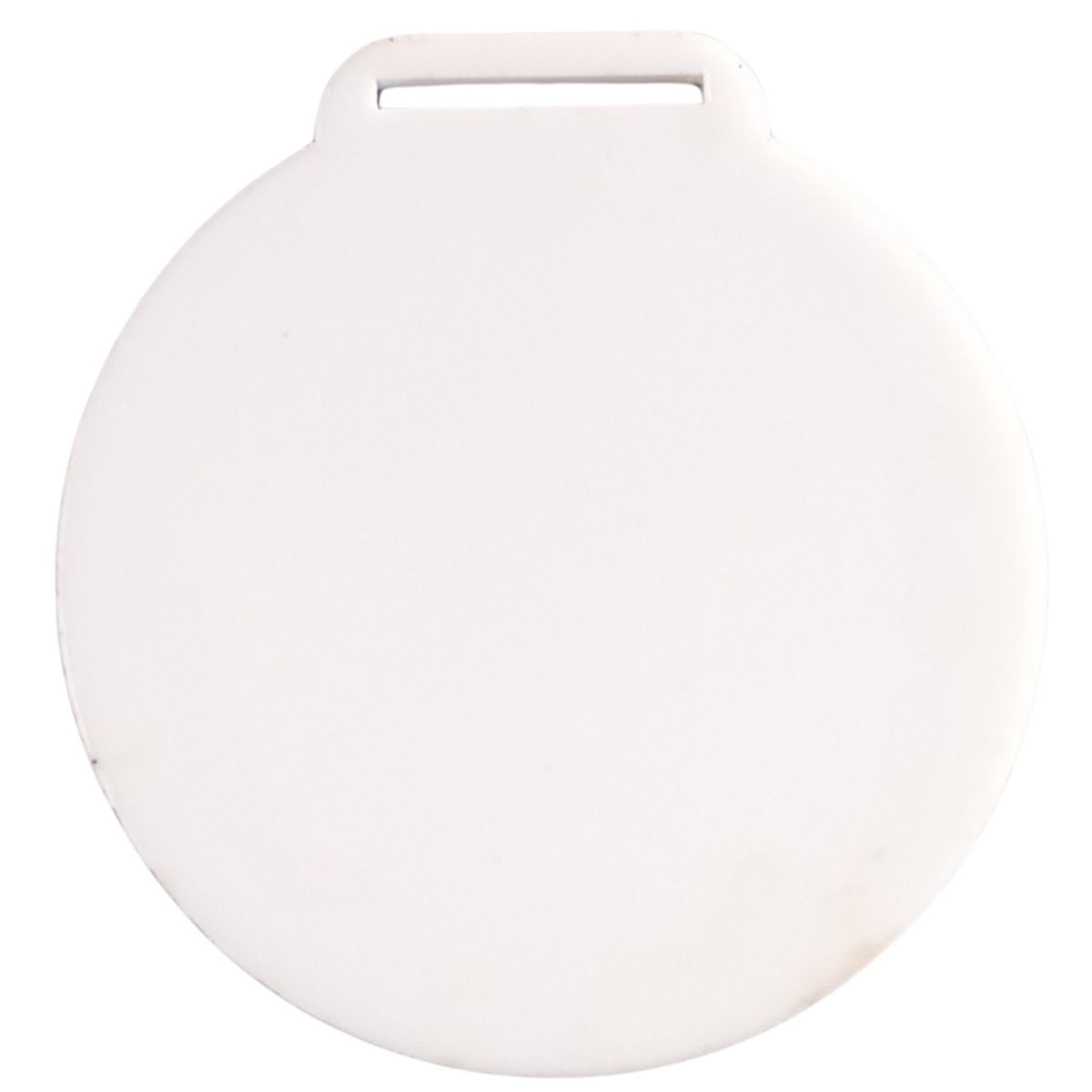 GENERICO - 8cm - Medallas Acrílico Blanco Sublimable 50un