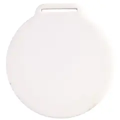 GENERICO - 8cm - Medallas Acrílico Blanco Sublimable 50un