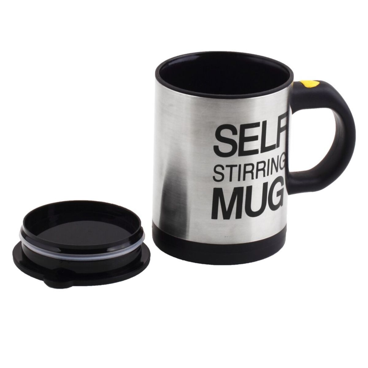 GENERICO - Tazón Mug Self Stirring + Revolvedor Automático Eléctrico