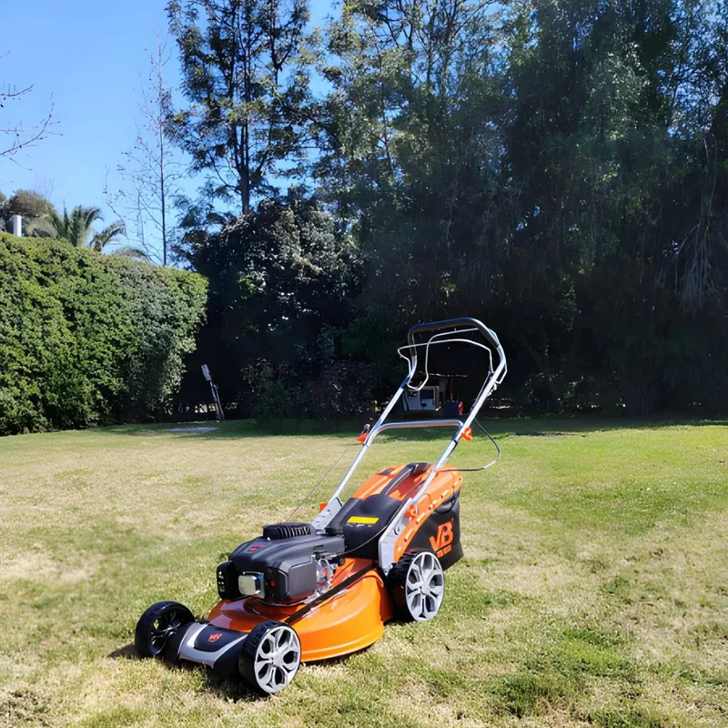 VAN BEEK - Cortadora de pasto autopropulsada bencina 6.5 HP 196cc corte 56cm 70L